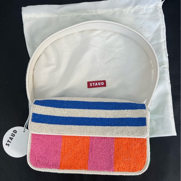 STAUD TOMMY BEADED BAG - Picture 2 of 12